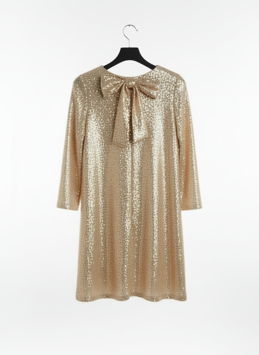 CHARMAINE - Sparkle Bow Dress