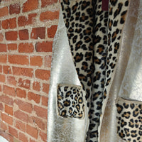 Kody - Metallic Animal Fur Gilet