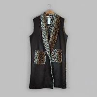 Leo Animal Faux Fur Gilet