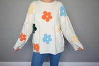Josie Flower Soft Knit Jumper