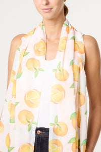 OLIVE - Orange Scarf