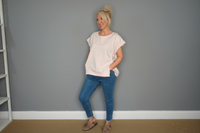 Caroline Cap sleeve top