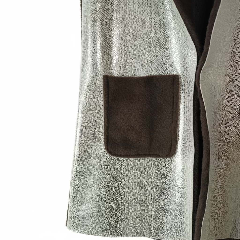 Kelsey - Metallic Fur Gilet