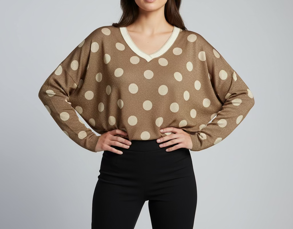 SAMMY - Lurex Spotty Top
