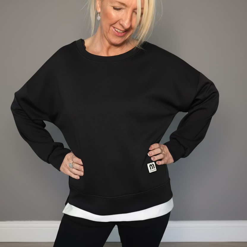 Ziggy Zip sides cosy jumper