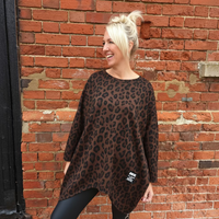 Emily Animal Print Scuba Top