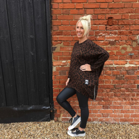 Emily Animal Print Scuba Top