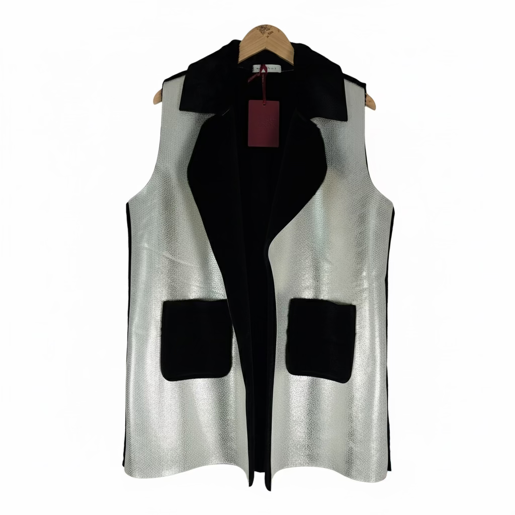 Kelsey - Metallic Fur Gilet