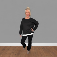 Ziggy Zip sides cosy jumper