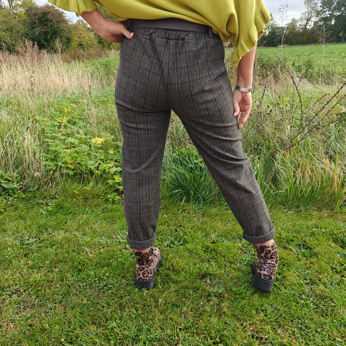 Rosie Checked Trousers