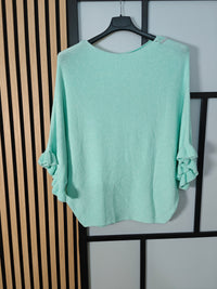 Scarlett Knitted Ruffle Jumper