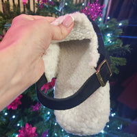Victoria  Comfy Slippers - Black