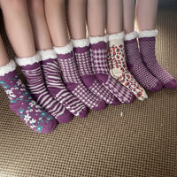 Keep your feet cosy in style with our super soft, luxurious fluffy socks. 