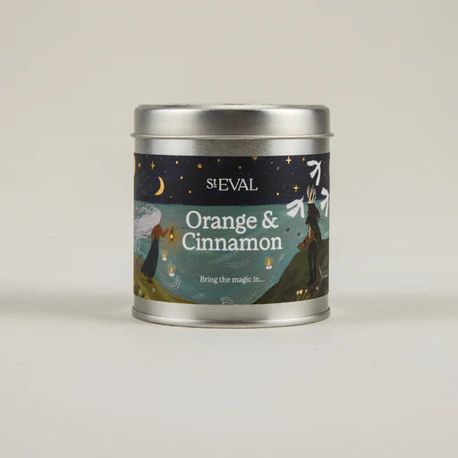 Orange & Cinnamon,  Tin Candle