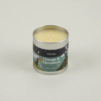 Orange & Cinnamon,  Tin Candle