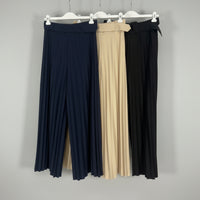 Nic Wide Leg Pleated Trousers