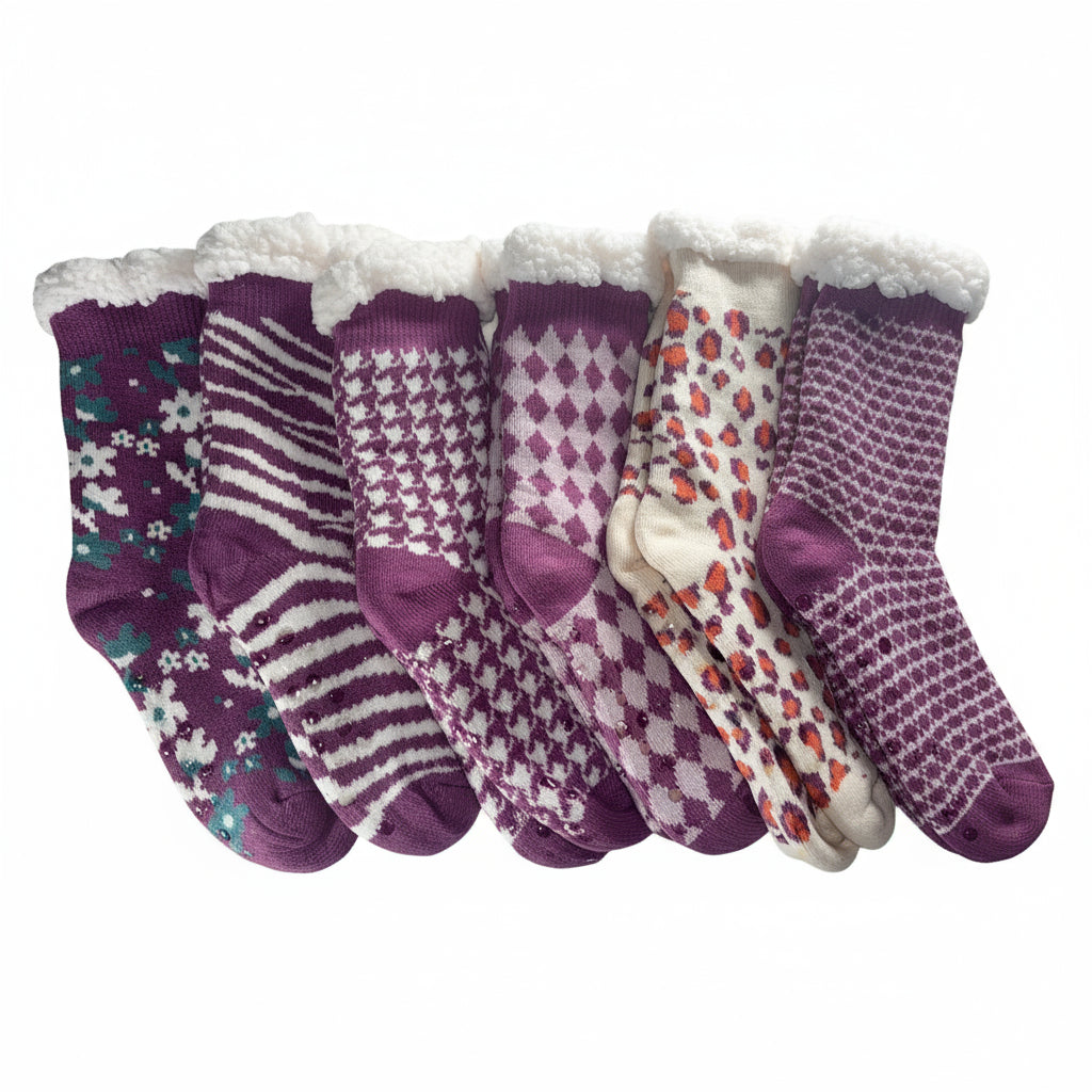 fluffy sock ideal gift 