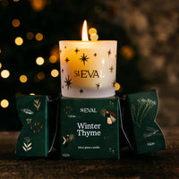 SIEVAL Winter Thyme candle  Christmas cracker 