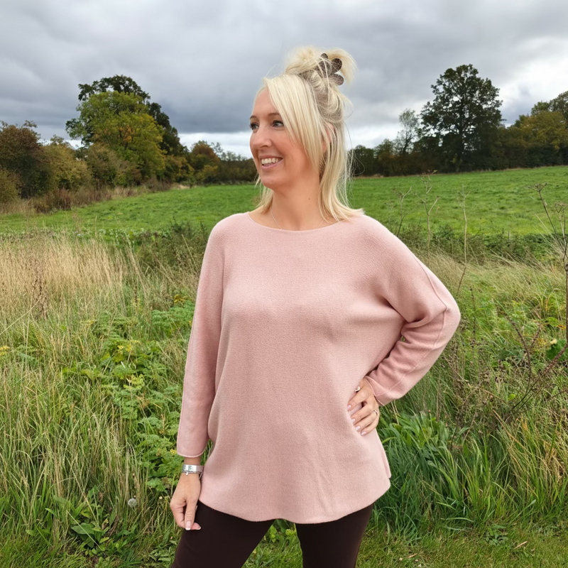 soft knit colourful jumper