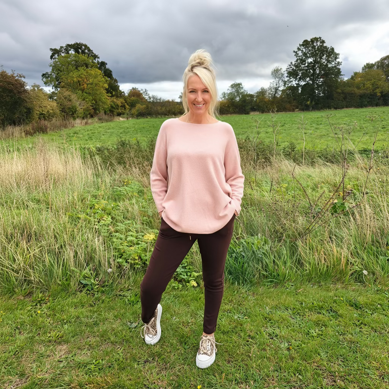 soft knit colourful jumper